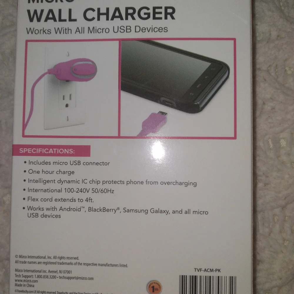 Micro Wall Charger USB Port ❤